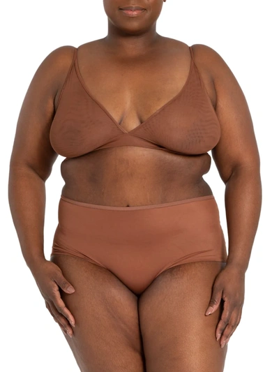 Nude Barre Mesh Bralette In 5pm