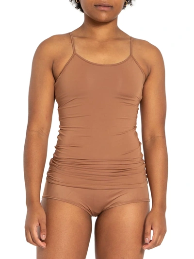 Nude Barre Stretch Fitted Camisole In 2 Pm