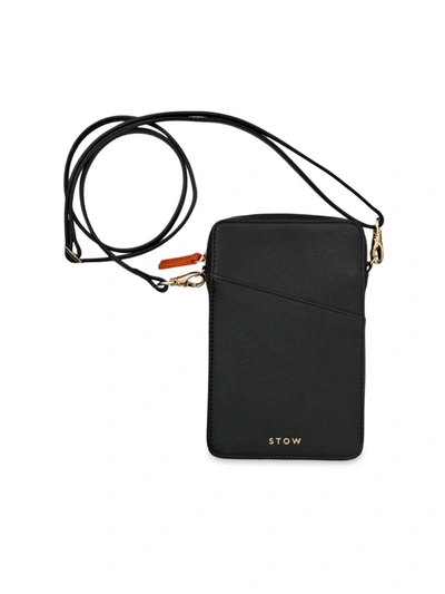 Stow  Travel Bags Crossbody Phone Wallet In Jet