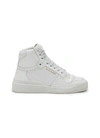 Saint Laurent Sl24 High Top Sneakers In White