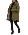 Adidas Originals Myshelter Cold.rdy Waterproof Down Parka In Focus Olive/orbit Green