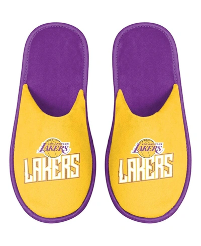 Foco Men's Los Angeles Lakers Scuff Slide Slippers In Yellow