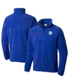 COLUMBIA MEN'S ROYAL PHILADELPHIA 76ERS STEENS MOUNTAIN 2.0 FULL-ZIP JACKET