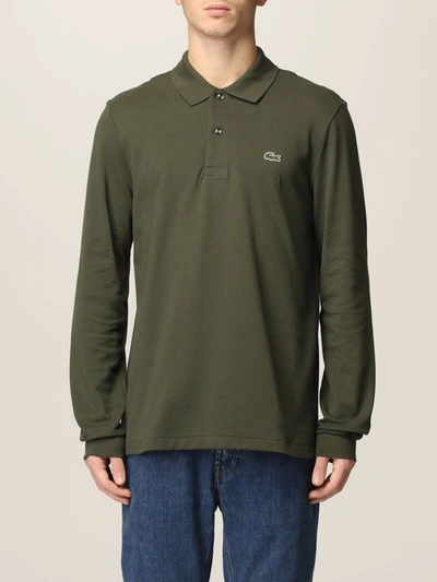 Lacoste Polo Shirt  Men Color Military In Military