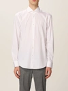 Hugo Boss Boss Cotton Shirt In White
