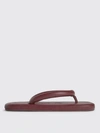 Camperlab Hastalavista Leather Flip Flops In Burgundy