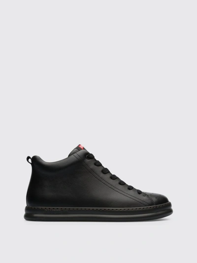 Camper Runner  Sneakers In Full-grain Calfskin In Black