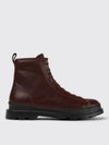 Camper Ankle Boots For Men In Burgundy