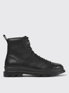 Camper Brutus  Ankle Boot In Full-grain Calfskin In Black