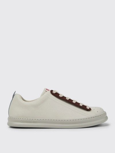 Camper Twins  Trainers In Calfskin In White