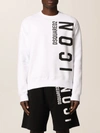 Dsquared2 Logo-print Cotton Sweatshirt In White