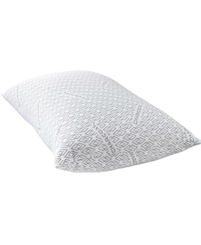 Sealy Charcoal Pillow, Jumbo In White