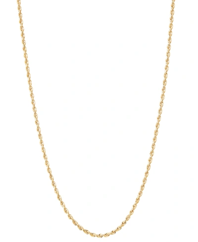Macy's Rope Link 18" Chain Necklace In 10k Gold