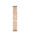 Posh Tech Demi Rose Gold Plated Beaded Bracelet Band For Apple Watch, 38mm-40mm In Rose Gold Plated