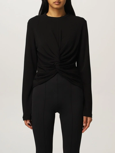 Ambush Viscose Blend Top In Nero