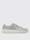 Camper Courb Perforated Low-top Sneakers In Grey