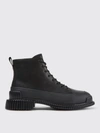 Camper Pix  Ankle Boot In Calfskin In Black