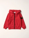 Stone Island Junior Sweater  Kids Color Red