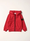 Stone Island Sweater  Junior Kids Color Red
