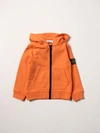 Stone Island Junior Sweater  Kids Color Orange