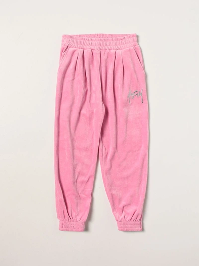 Msgm Trousers  Kids Kids In Pink