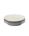 Denby Impression Assorted Accent Plates, Set Of 4 In Multi