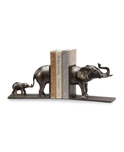 Spi Home Elephant Bookends In Bronze