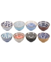 Bia Ooh Lala Mix And Match 10 Ounce Bowls, Set Of 8 In Multi