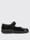 Camper Spiral Touch-strap Ballerinas In Black