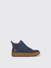 Camper Kido  Sneakers In Calfskin In Blue
