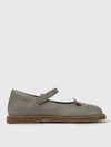 Camper Twins  Ballerina In Calfskin In Grey