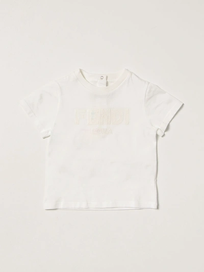 Fendi Babies' T-shirt  Kids Colour White