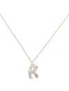Loveness Lee R Alphabet Necklace In Silber