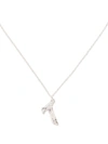 Loveness Lee T Alphabet Necklace In Silber
