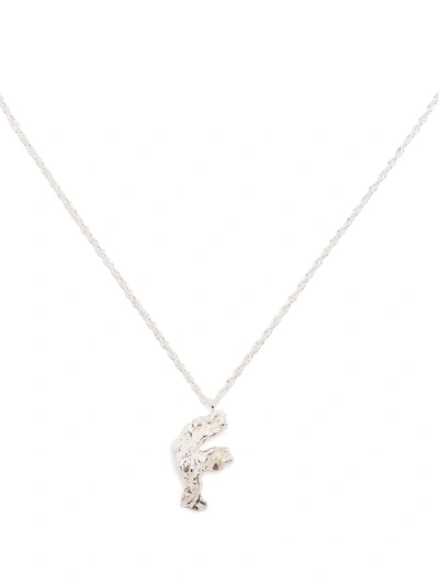 Loveness Lee F Alphabet Necklace In Silber