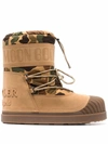 Palm Angels X Moncler X  Shedir Boots In Braun