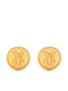 NATIA X LAKO BEETLE GOLD-PLATED EARRINGS