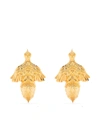 NATIA X LAKO BIRD GOLD-PLATED EARRINGS