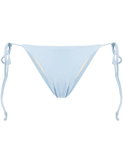 Faithfull The Brand Nomi Bikini Bottoms In Blau