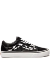 Vans Old Skool "embroidered Logo" Sneakers In Black