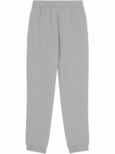 Burberry Location-print Track Pants In Grey