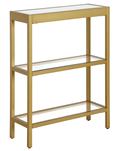 Hudson & Canal Alexis 22" Console Table In Brass