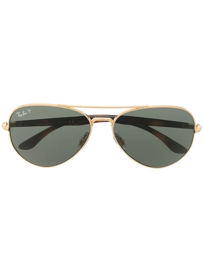 Ray Ban Rb3675 Aviator-frame Sunglasses In Black