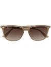 Ray Ban Rb4362 Square-frame Sunglasses In Brown