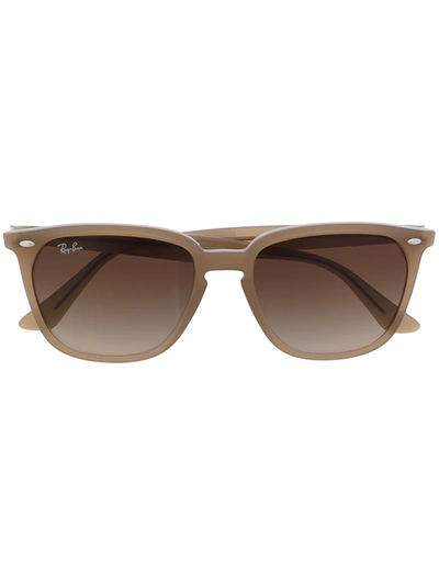 Ray Ban Rb4362 Square-frame Sunglasses In Turtle Dove