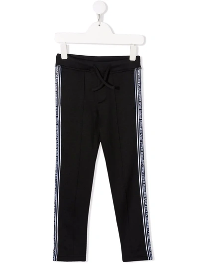 Dsquared2 Kids' Logo-trim Track Pants In Black