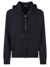 TOM FORD TOM FORD VINTAGE ZIPPED DRAWSTRING HOODIE