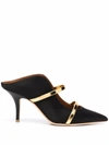 Malone Souliers Maureen 70 Leather Mules In Black