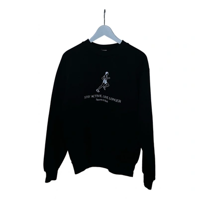 Pre-owned Sporty And Rich Sweatshirt In Black