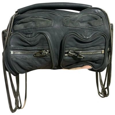 Pre-owned Alexander Wang Brenda Leather Crossbody Bag In Grey